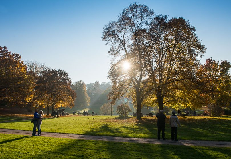 Bielefeld, Bürgerpark, Herbsstimmung