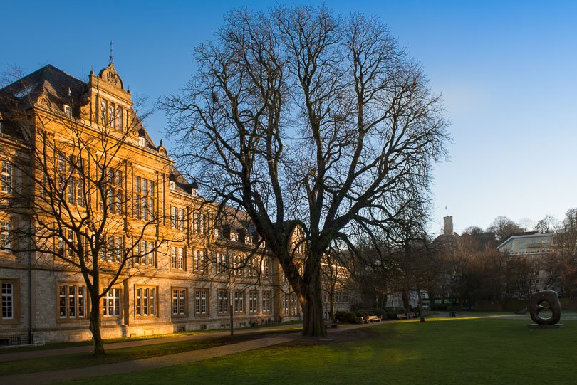 Bielefeld, Ratsgymnasium, Kunsthallenpark, Sehenswürdigkeiten