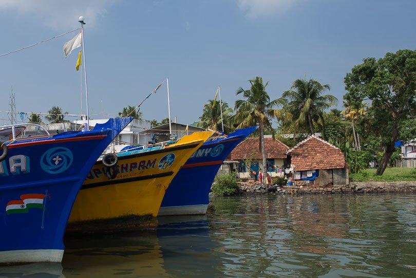 Indien, Cochin, Fischerboot