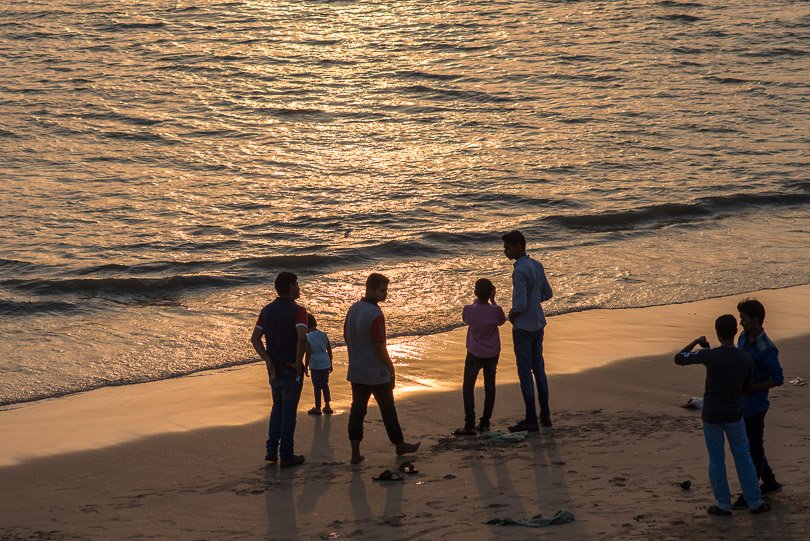 Indien, Mumbai, Strand