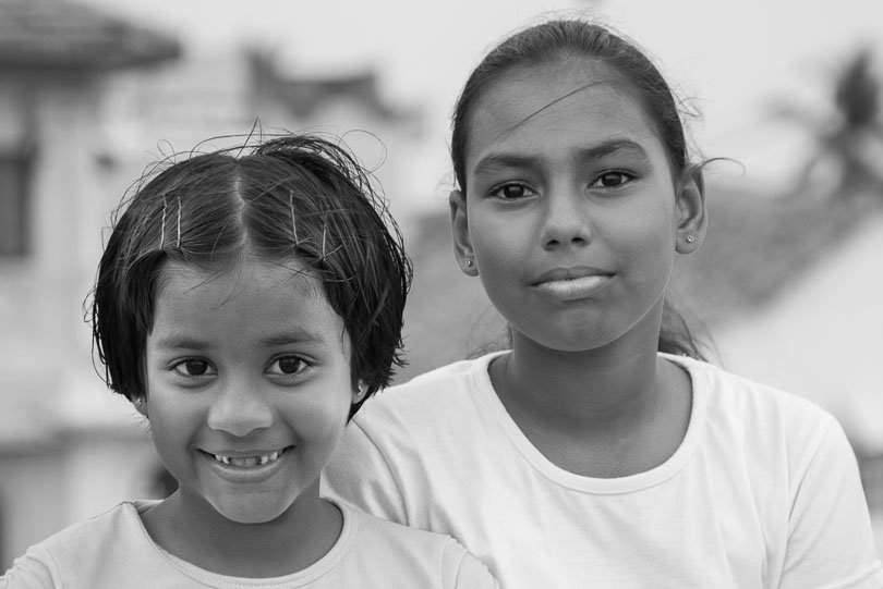 Menschen aus aller Welt: Mädchen in Sri Lanka