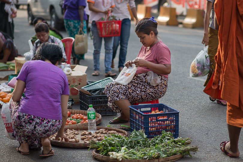 Myanmar, Markt