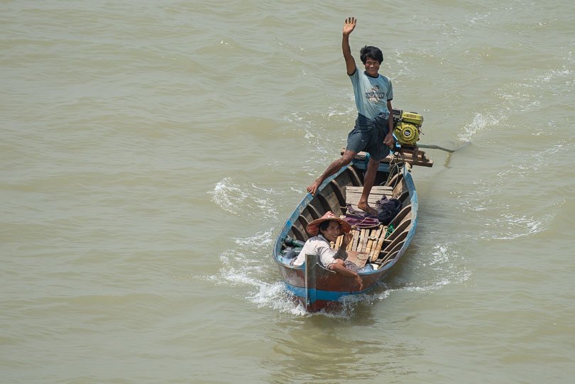 Myanmar, Fischerboot