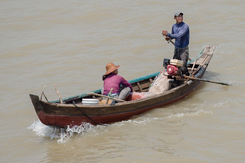 Myanmar, Fischerboot