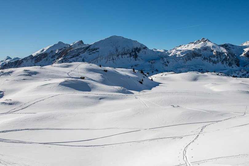 Österreich, Winterlandschaft, Skigebiet