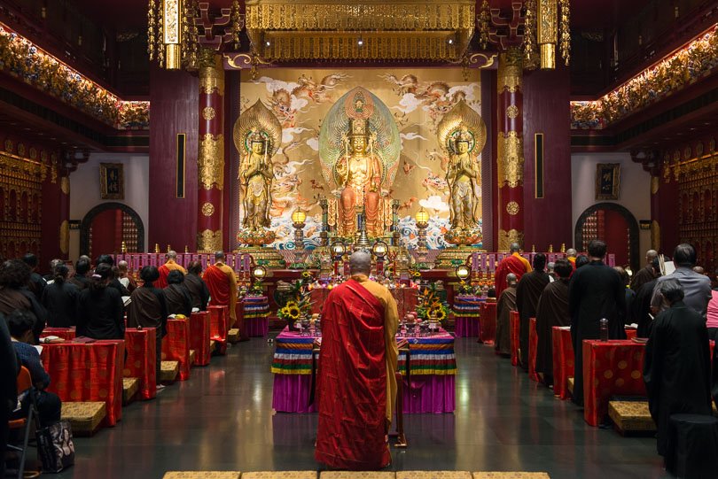 Singapur, Chinatown, Tempel, Buddha, Buddha Tooth Relic Temple