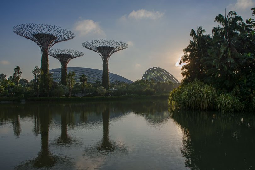 Singapur, Supertrees und Flower Dome