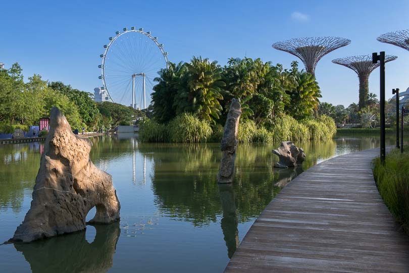 Singapur, Park, Gardens by the Bay, Singapore, Supertrees