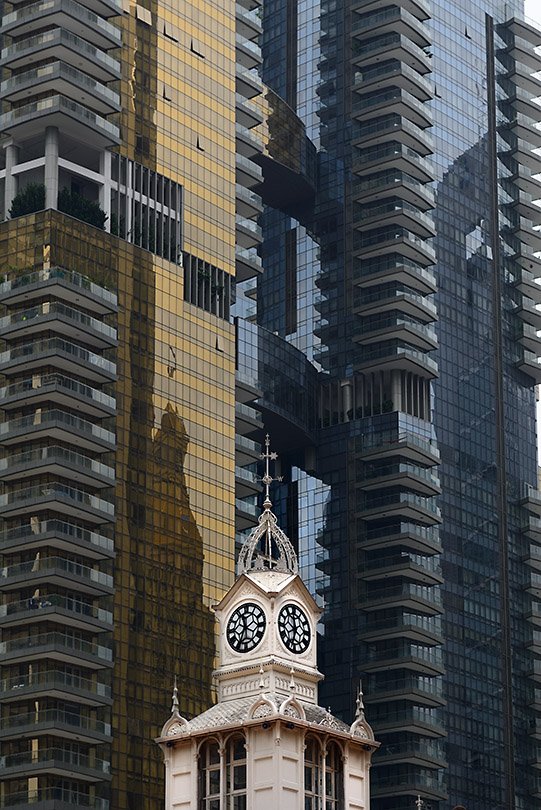 Singapur, CBD, Central Business District, Tradition und Moderne, Hawker Center