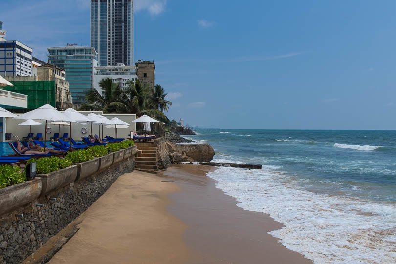 Sri Lanka, Colombo, Hotelstrand