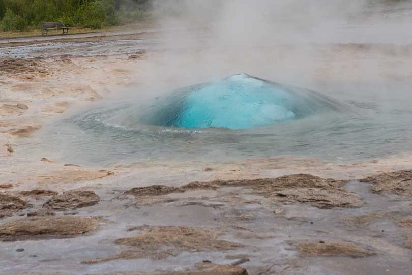 Island, Geysir Strokkur, Sehenswuerdigkeiten 