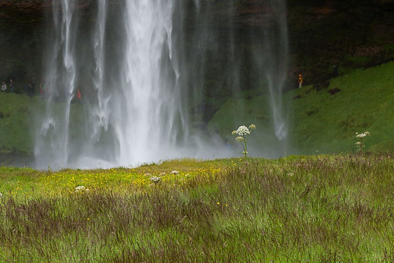 Island, Wasserfall Seljalandsfoss, Sehenswuerdigkeit