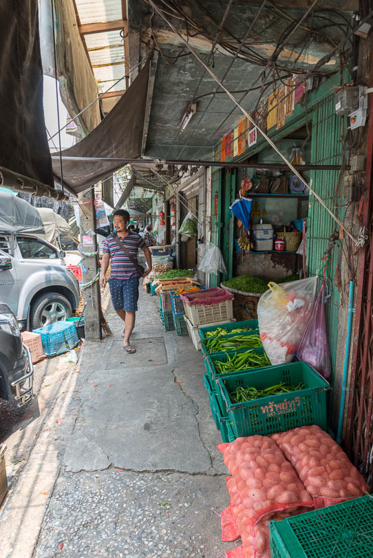 Straßenszene in Bangkok