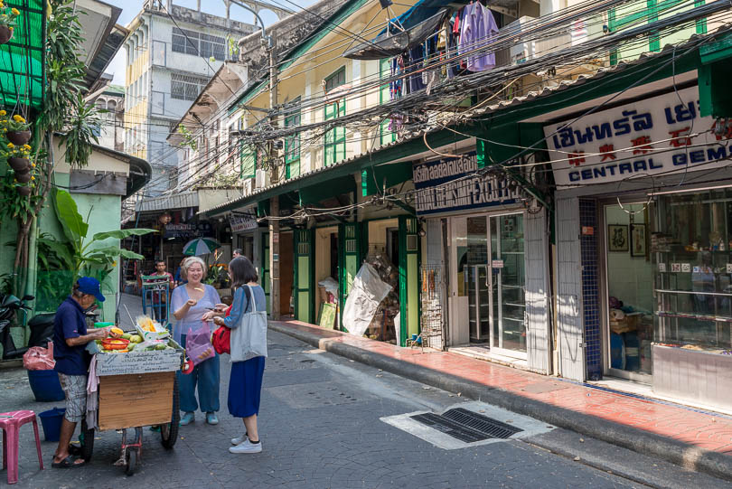 Straßenszene in Bangkok