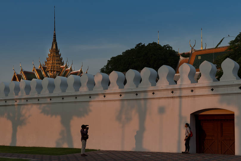 Abendstimmung am Grossen Palast, Bangkok