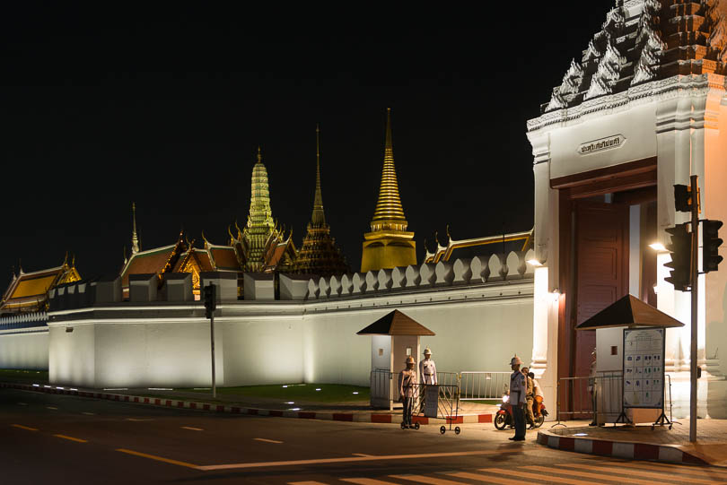 Abendstimmung am Grossen Palast, Bangkok