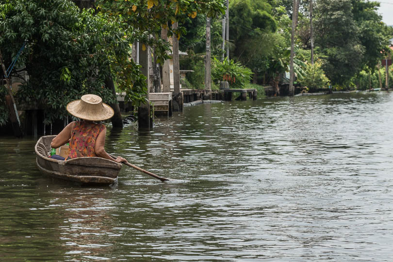 In den Klongs von Bangkok (Kanaele)