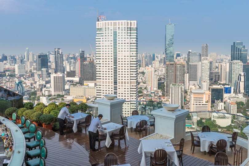 Bangkok Sehenswürdigkeiten: Dach-Restaurant, Lebua at State Tower