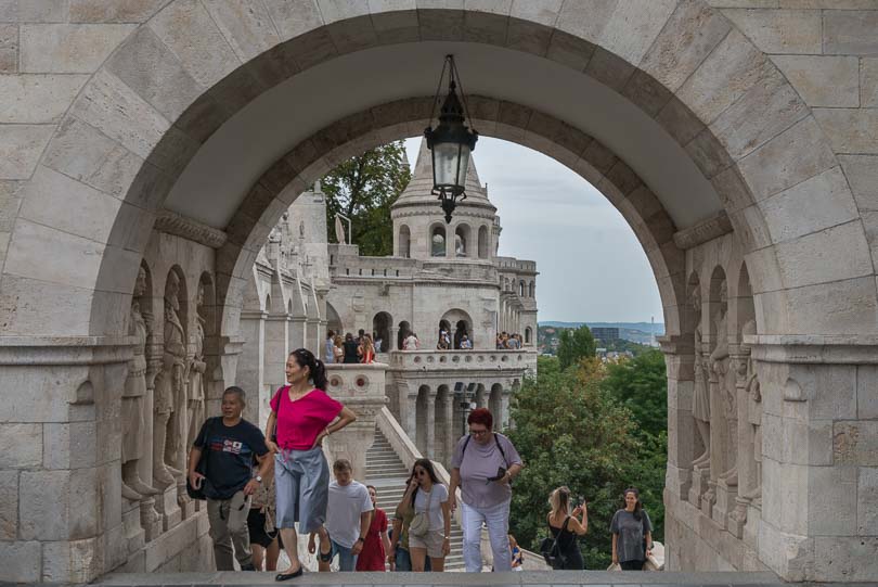 Budapest: Fischerbastei zur Mittagszeit