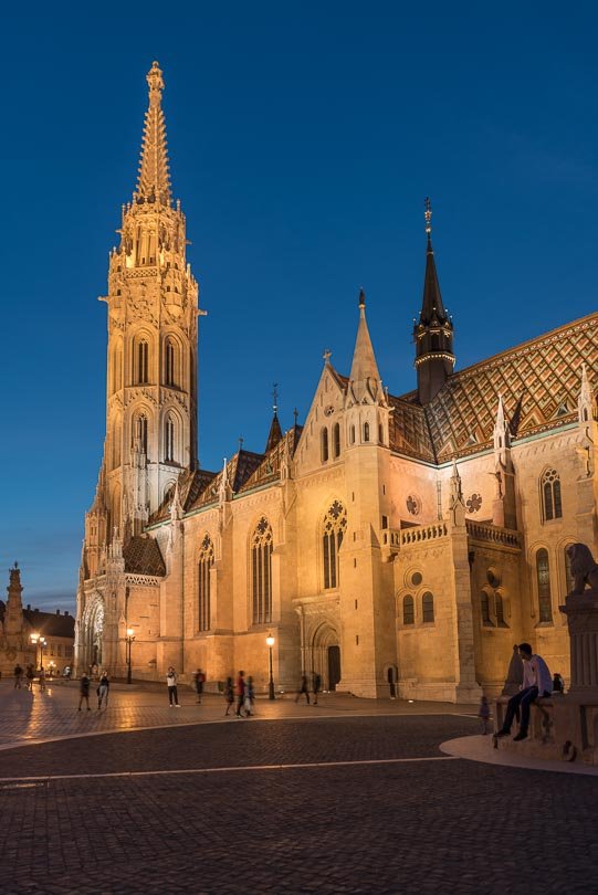 Budapest Sehenswürdigkeiten: Foto der Matthiaskirche auf dem Burgberg von Buda