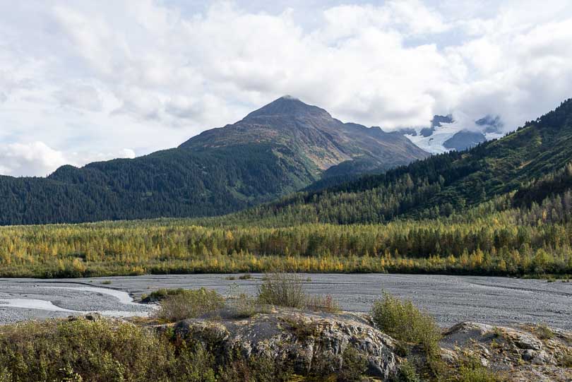 Berglandschaft bei Seward, Gletscher, Alaska, USA