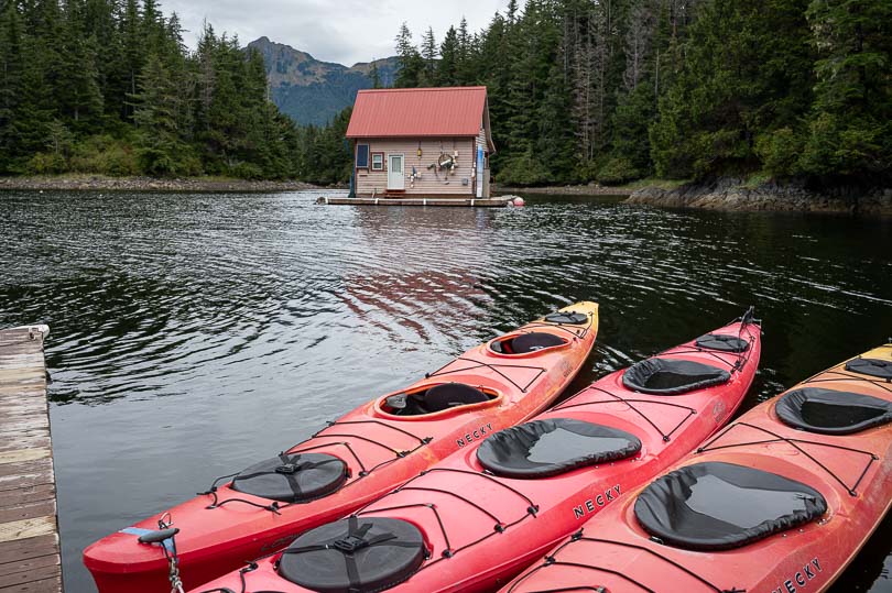 Alaska, USA, Fjord, Landschaft, Kajak, Kanu, Sitka, Wald, Inlet