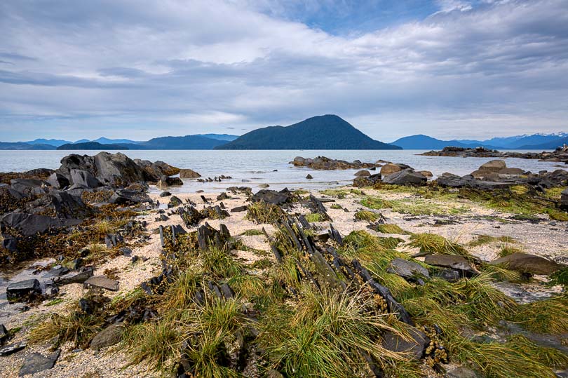 Alaska, USA, Küste bei Wrangell, Petroglyph Beach, Strand 